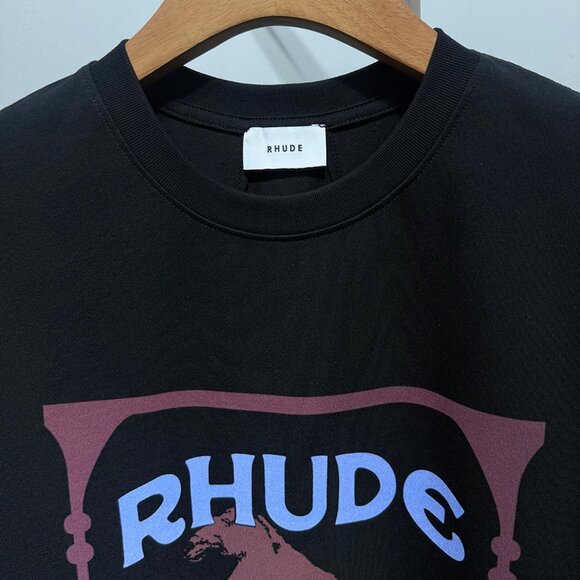 Rhude Cadre Vintage Black T-Shirt - Picture 3 of 6